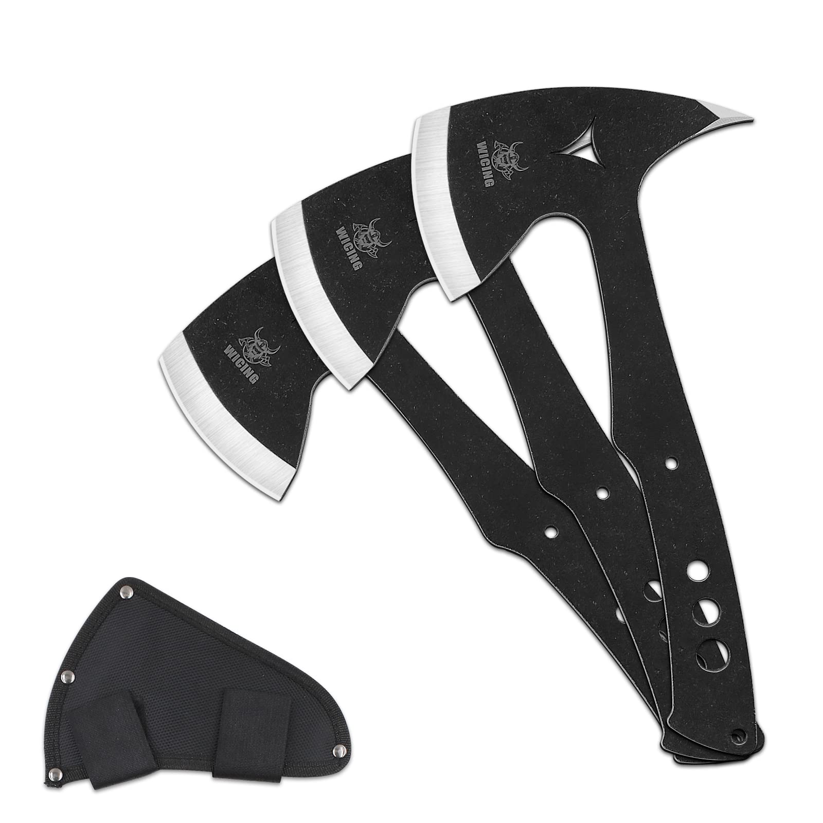 Buy WICING Throwing Axe 3 Pack Throwing Tomahawk with Nylon Sheath