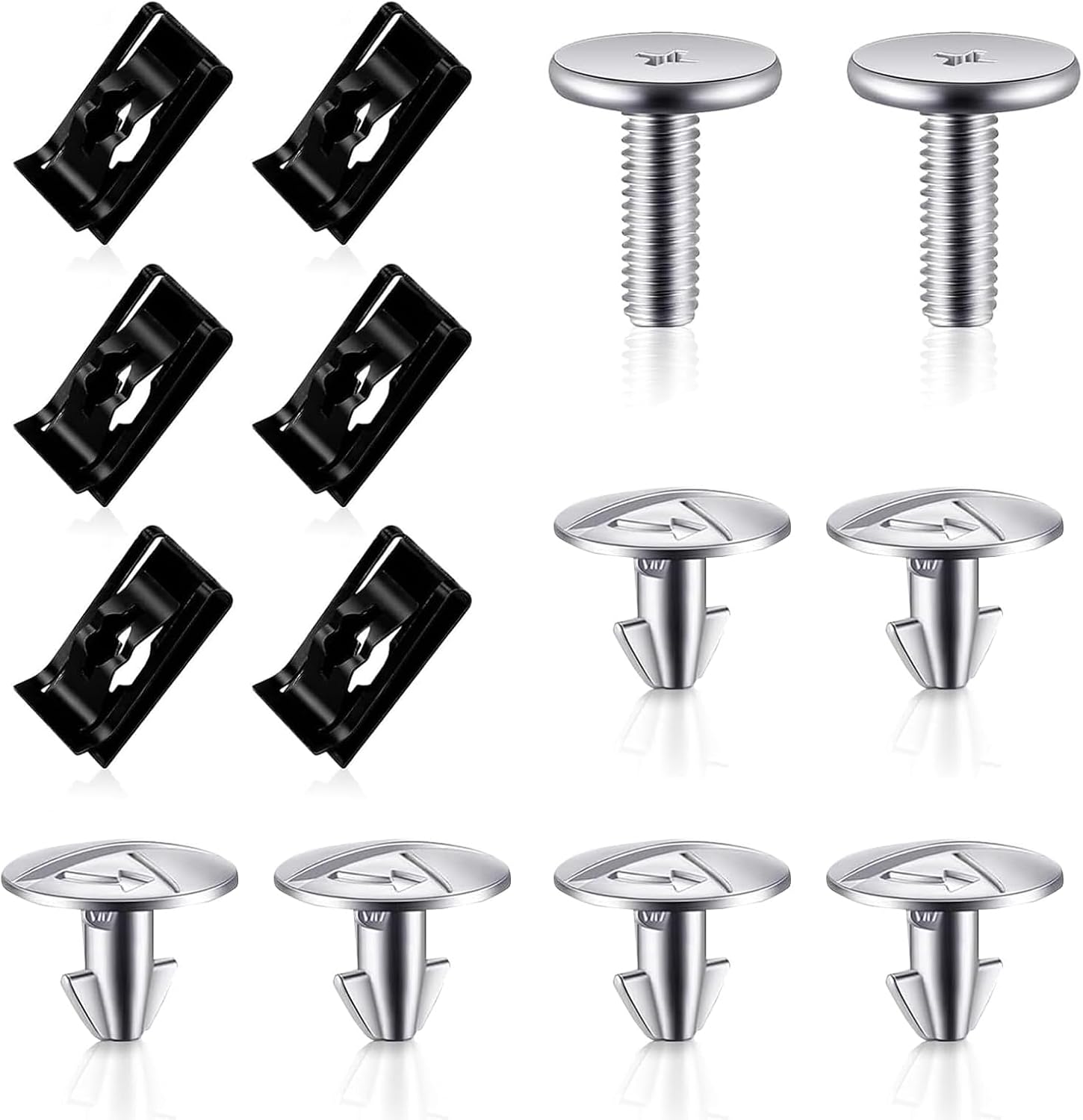 Screws Radiator Support WZP 14PCS Lower Engine Cover Pin Screws, Radiator Support, Radiator ...