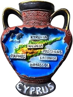 Kühlschrankmagnet Nikosia, Zypern, kreative Karte, Reise-Souvenir, 3D-Kühlschrankdekoration, Magnetaufkleber, Bastel-Kollektion