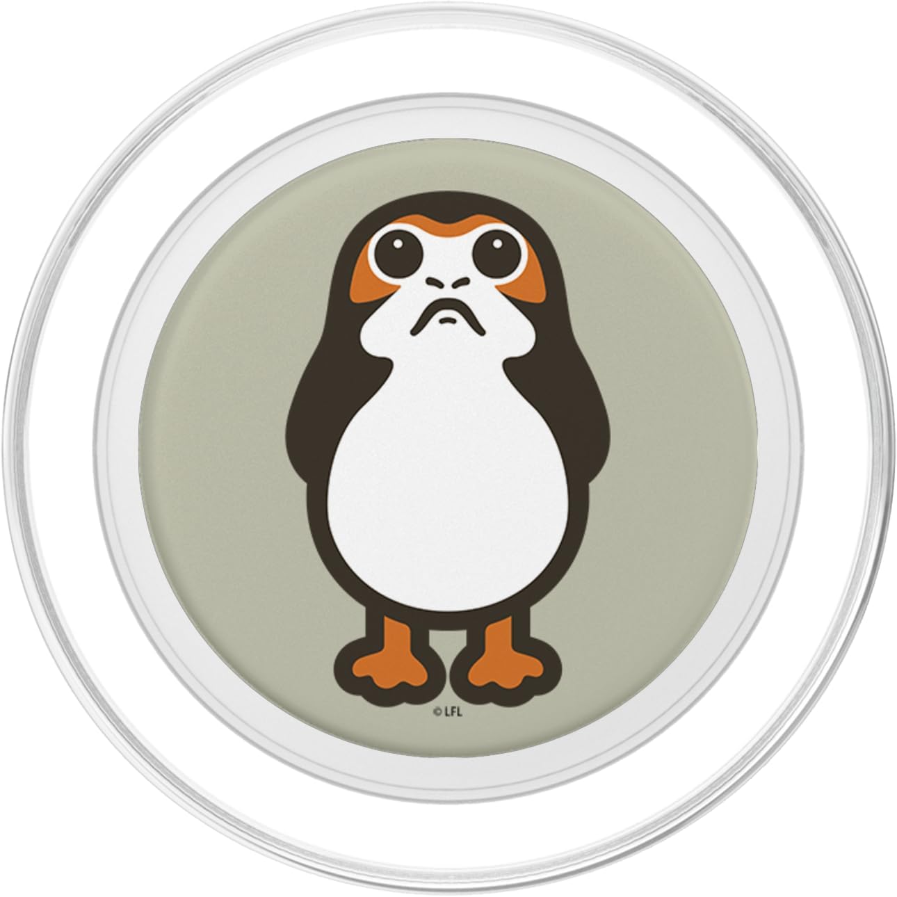 Star Wars Porg Cutie Mini Digital Art PopSockets MagSafe PopGrip for iPhone