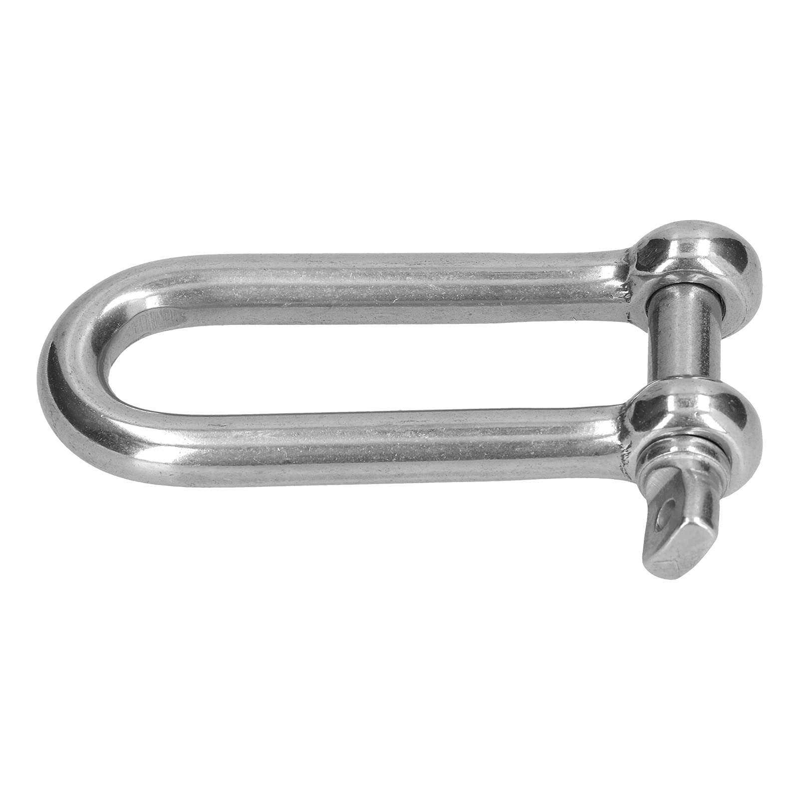 Anchor Shackles, Long D Shackle Marine Grade Rigging for Machinery for Boat for Railways (10pcsM4) (10pcsM5)