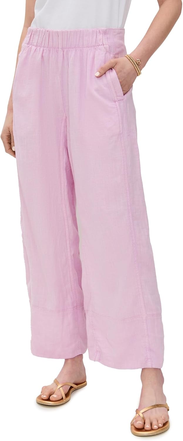 Free People Women's Days End Linen Pull On Pants