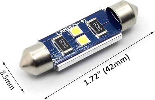 Miniatura 6 de Alla Lighting - 2 unidades - Focos ledes superbrillantes - Repuesto para Chevrolet Chevy Silverado 1500 2500 3500 HD, Blanco