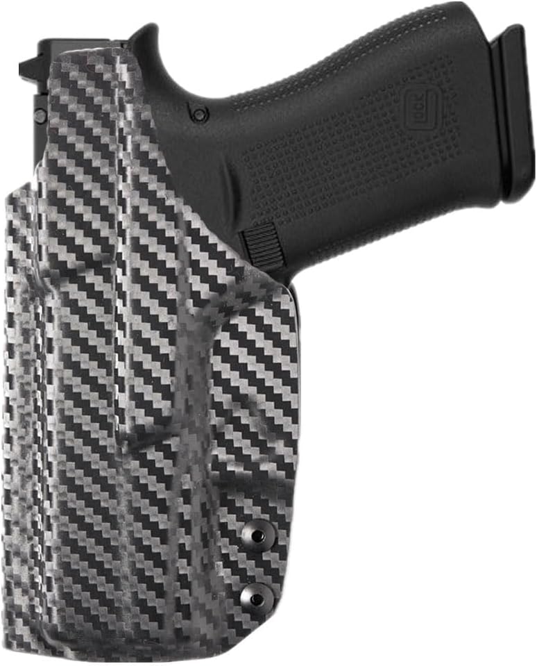 Kydex IWB Holster for Glock G19 G43X Taurus G2C G3C Canik TP9 Elite SC Inside Waistband Concealed Carry Monoblock Metal Belt Clip
