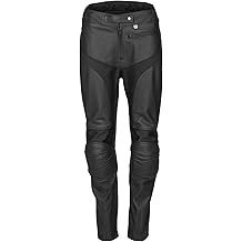 女式黑皮摩托车裤