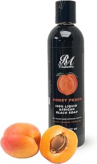 RA COSMETICS Jabón negro líquido 100% african...