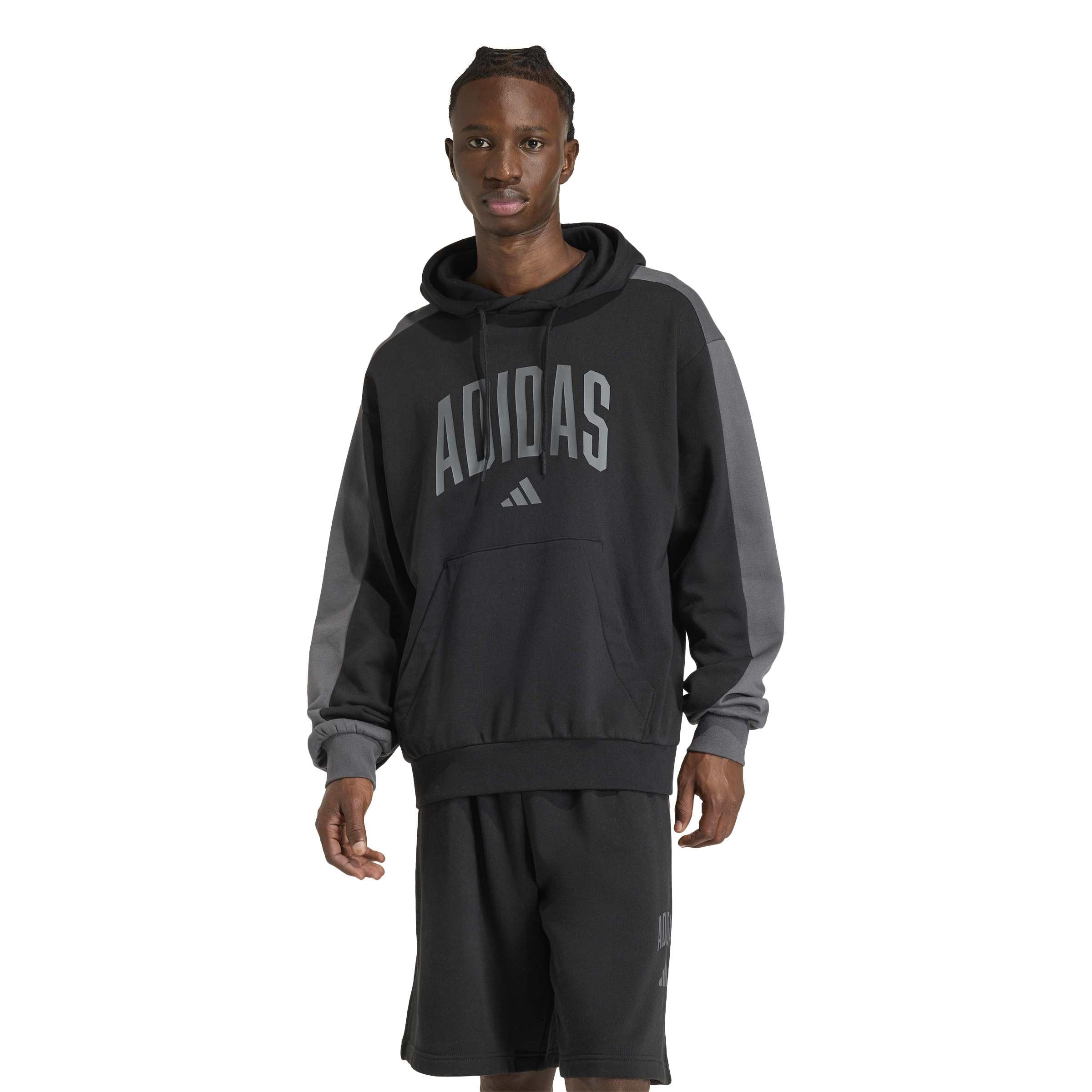 adidas Collegiate Fleece Hoodie Felpa con Cappuccio Uomo (Pacco da 1)