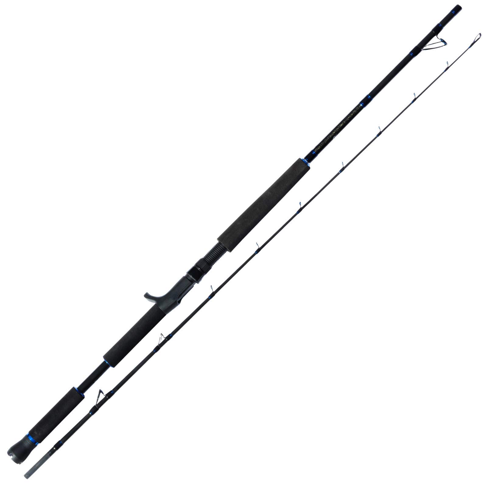Eisele Bootsrute Thrill 2,15m 15-40lbs für Multirolle - Meeresrute, Angelrute zum Meeresangeln, Steckrute