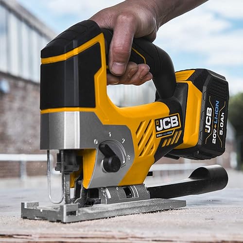Miniatura 3 de JCB Herramientas - JCB - Cuchillas de vástago en T inalámbricas de 20 V, sin batería, para mejoras del hogar, desplazamiento, bordes curvados,