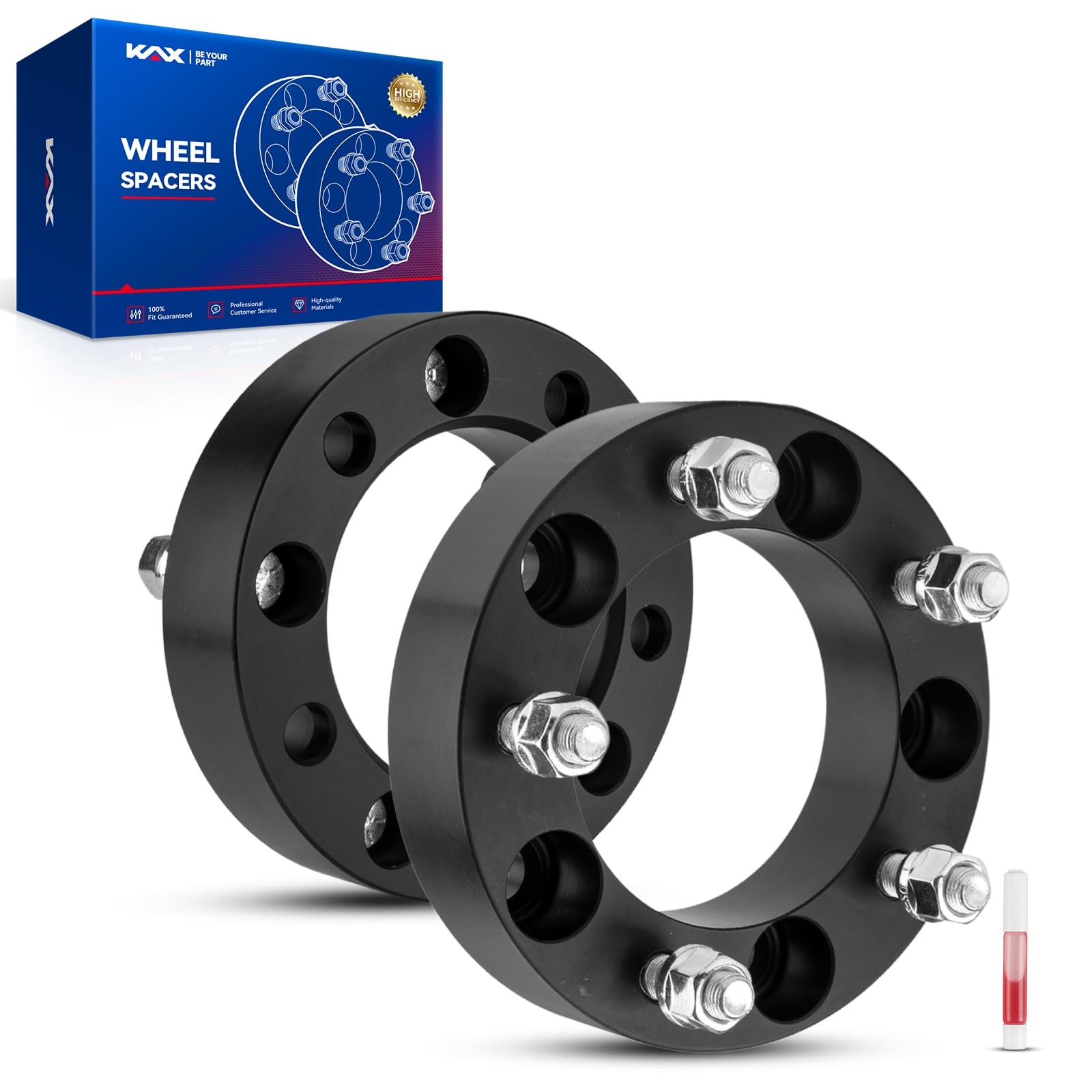 KAX 5x5.5 Wheel Spacers,1.5 inch 5 Lug Centric Wheel Spacers fit for Ram 1500 with 1/2" x20 Studs 108mm Hub Bore,2Pcs