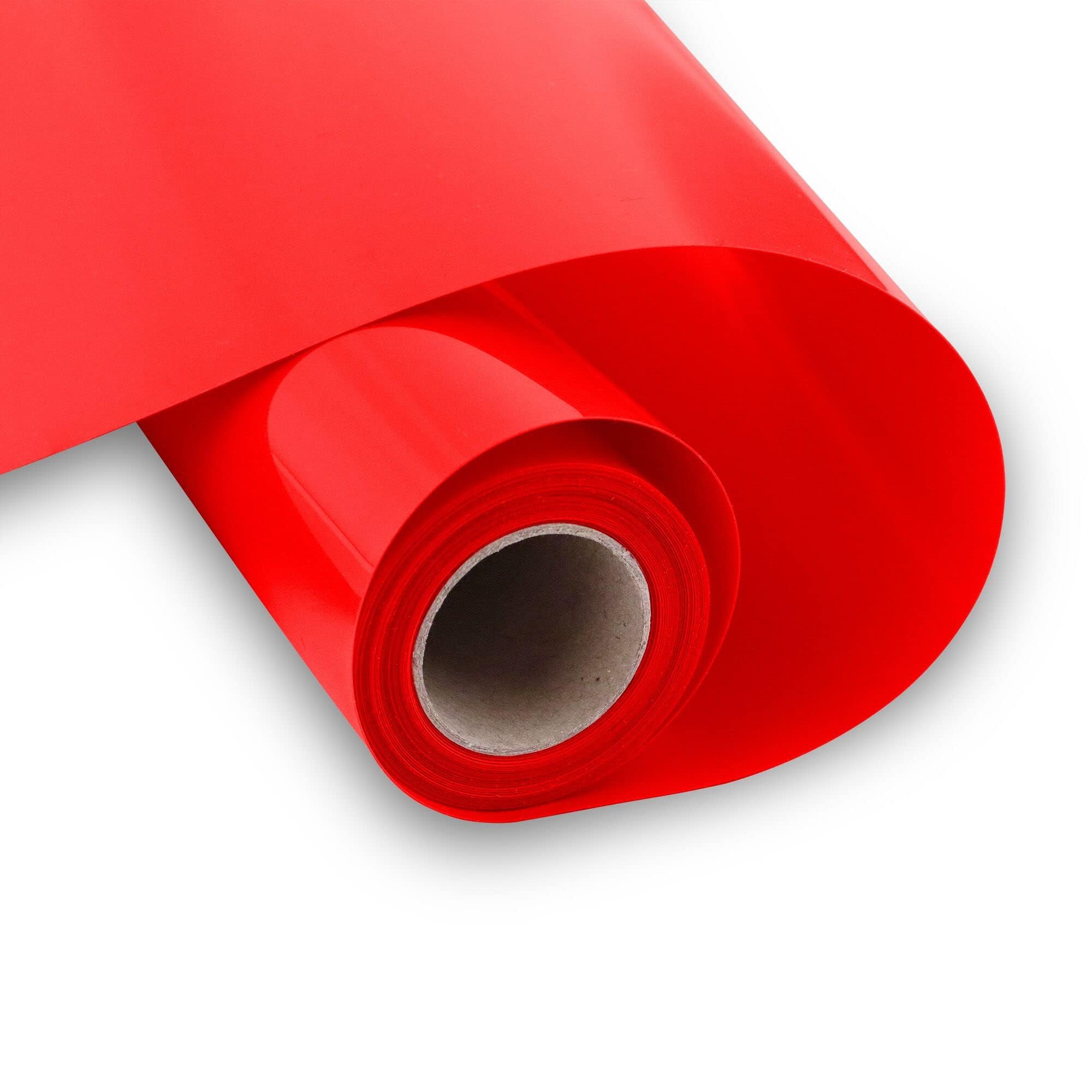 Prime Vinyl 30,5 x 335,5 cm, rode warmte-overdracht vinyl voor Cricut Maker, HTV vinyl voor shirt, kleding, hoeden, broeken, andere stoffen