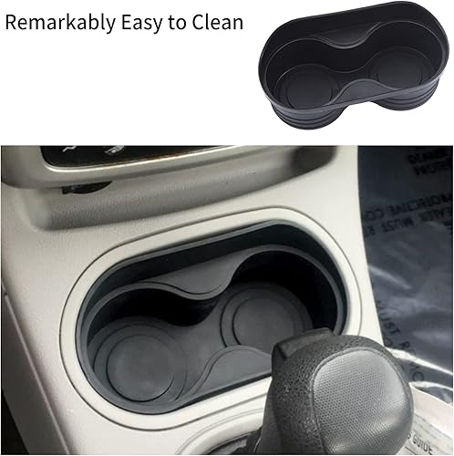 Miniatura 3 de Portavasos para Chevy Cobalt Pontiac G5 2005-2010, inserto de consola frontal de goma doble para portavasos para 2005 2006 2007 2008 2009 2010 Chevy