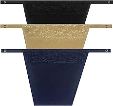 Shoppy Villa - Cotton Clip On Camisole for Women Mock Lace | Cleavage Cover | Deep Neck Cover Up Inners Cami Secret | Slip for Women Inner | Free Size | Set of 3