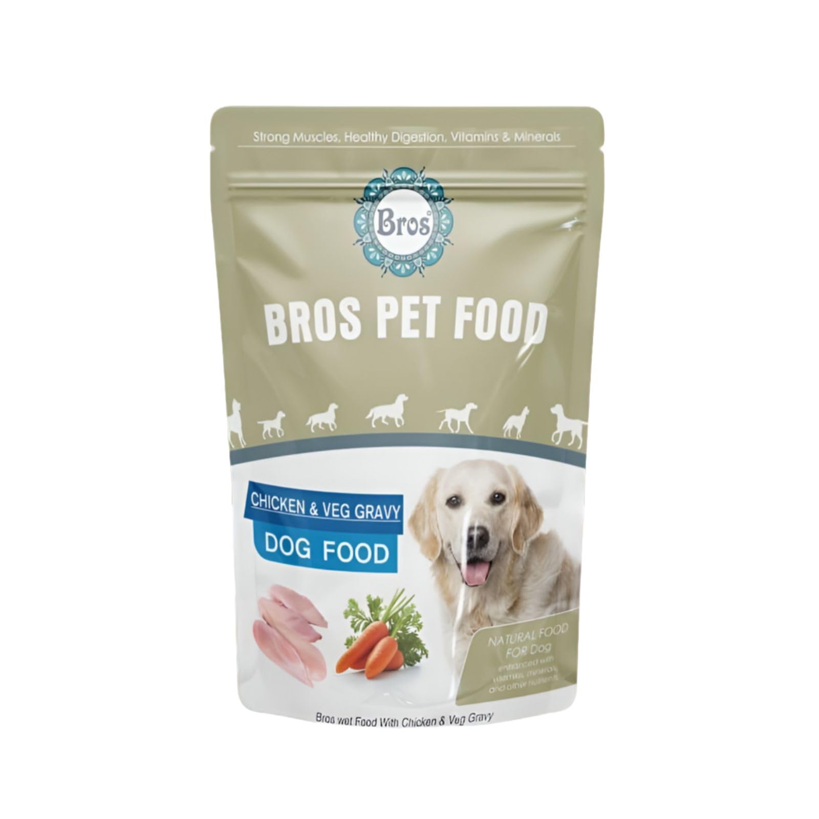 JSquare Bros Dog Wet Food Chicken and Veg Gravy (80g x 6 Pouches), Natural Wet Food for Dog and Puppy, Supports Healthy Digestion and Supports Muscle Growth | 480 Grams (B0D6L3JPS8) Amazon Price History, Amazon Price Tracker