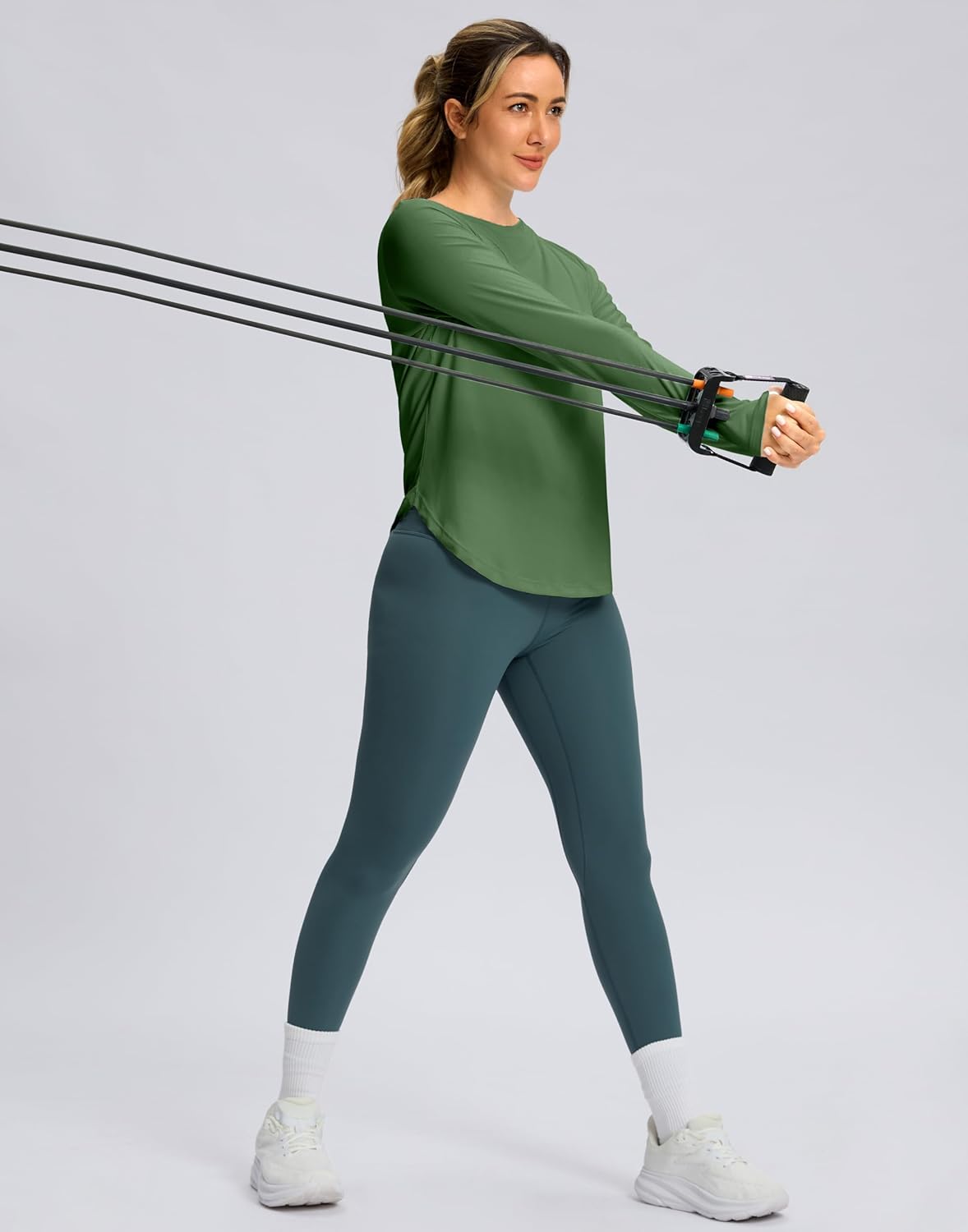 Soothfeel Women's Sun Shirts UPF 50+ UV Protection Lightweight Quick Dry SPF Long Sleeve Workout Hiking Tops Outdoor Clothing - Image 3