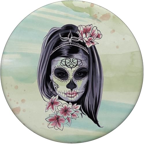 Miniatura 3 de Day of All Dead Beautiful Girl Helloween Costume PopSockets Standard PopGrip