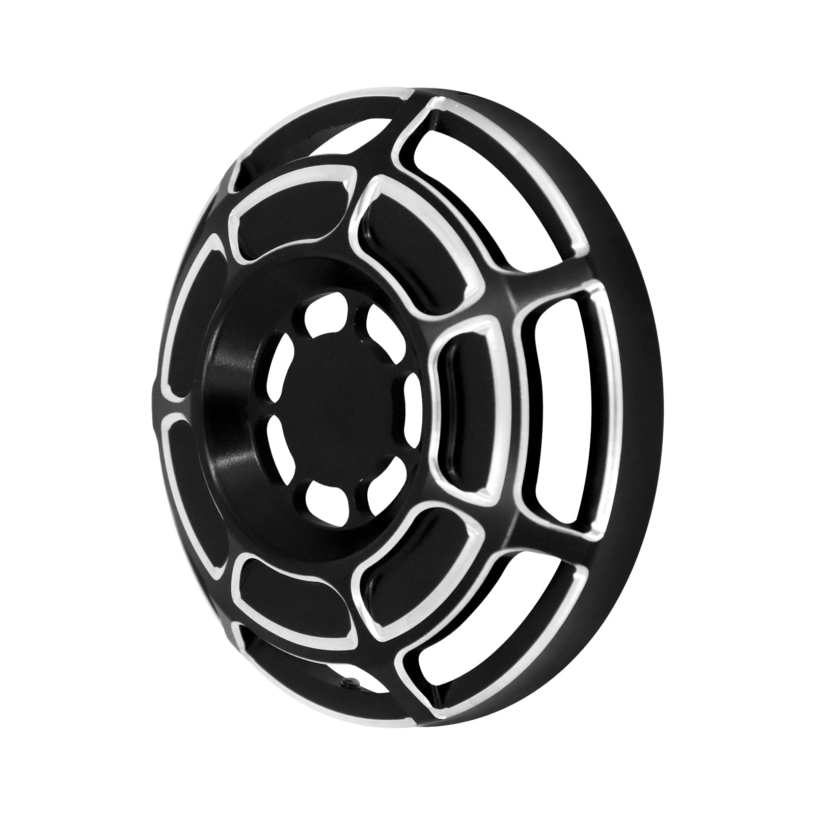 HDBUBALUS Motorfiets CNC hoorn Cover Fit voor Harley Big Twin 1991-2017 Touring 1999-2016 Chrome