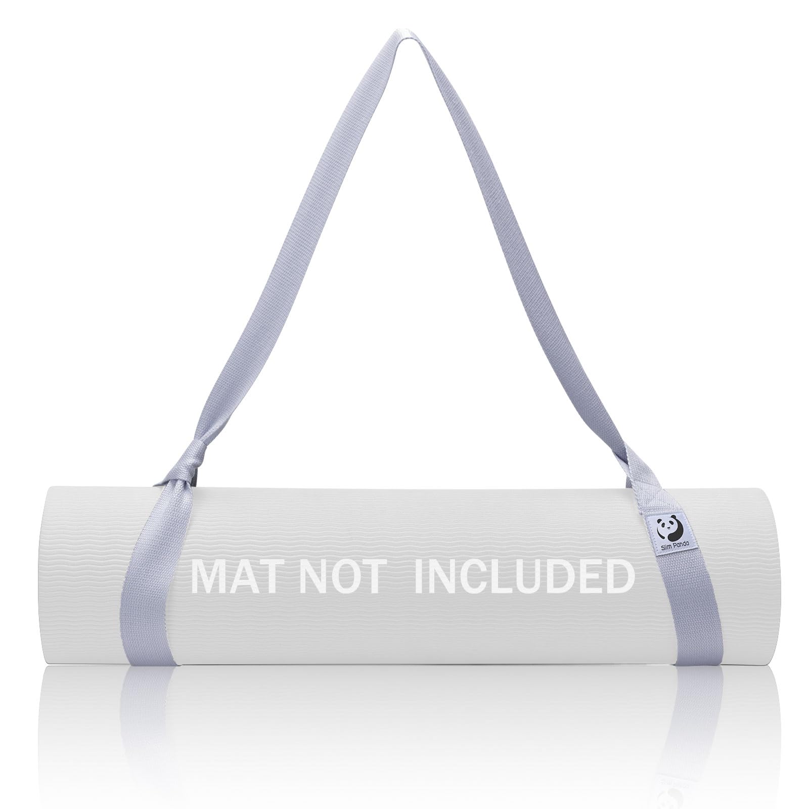 Slim Panda Yogamatte Tragegurt aus Baumwolle, 180CM Verstellbare Yogamatten Carrying Strap für alle Yogamatten Größen, Elastisch Yoga Gurt für Pilates,Dehnen und Fitness (Yoga Mat Not Included)