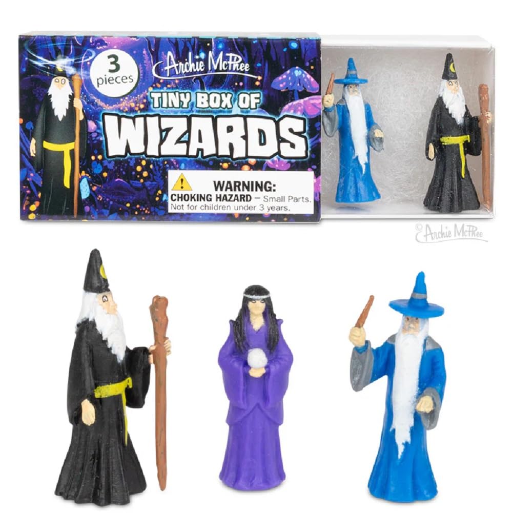 WIZARD ミニカー 3色セット Amazon.com: Archie McPhee Tiny Box of Wizards Novelty Mini-Figure