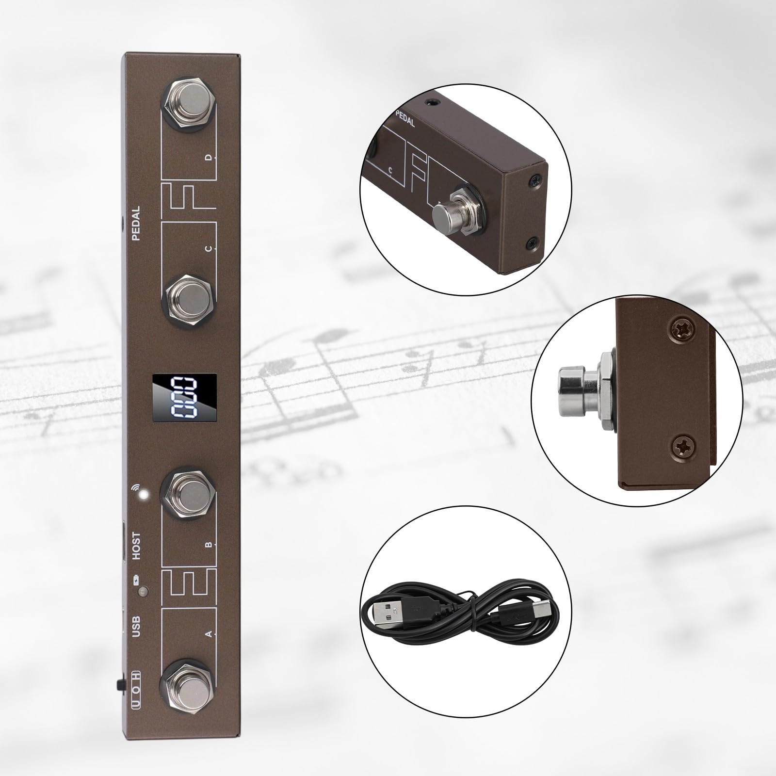 For M-VAVE Chocolate Plus For MIDI Footswitch Controller