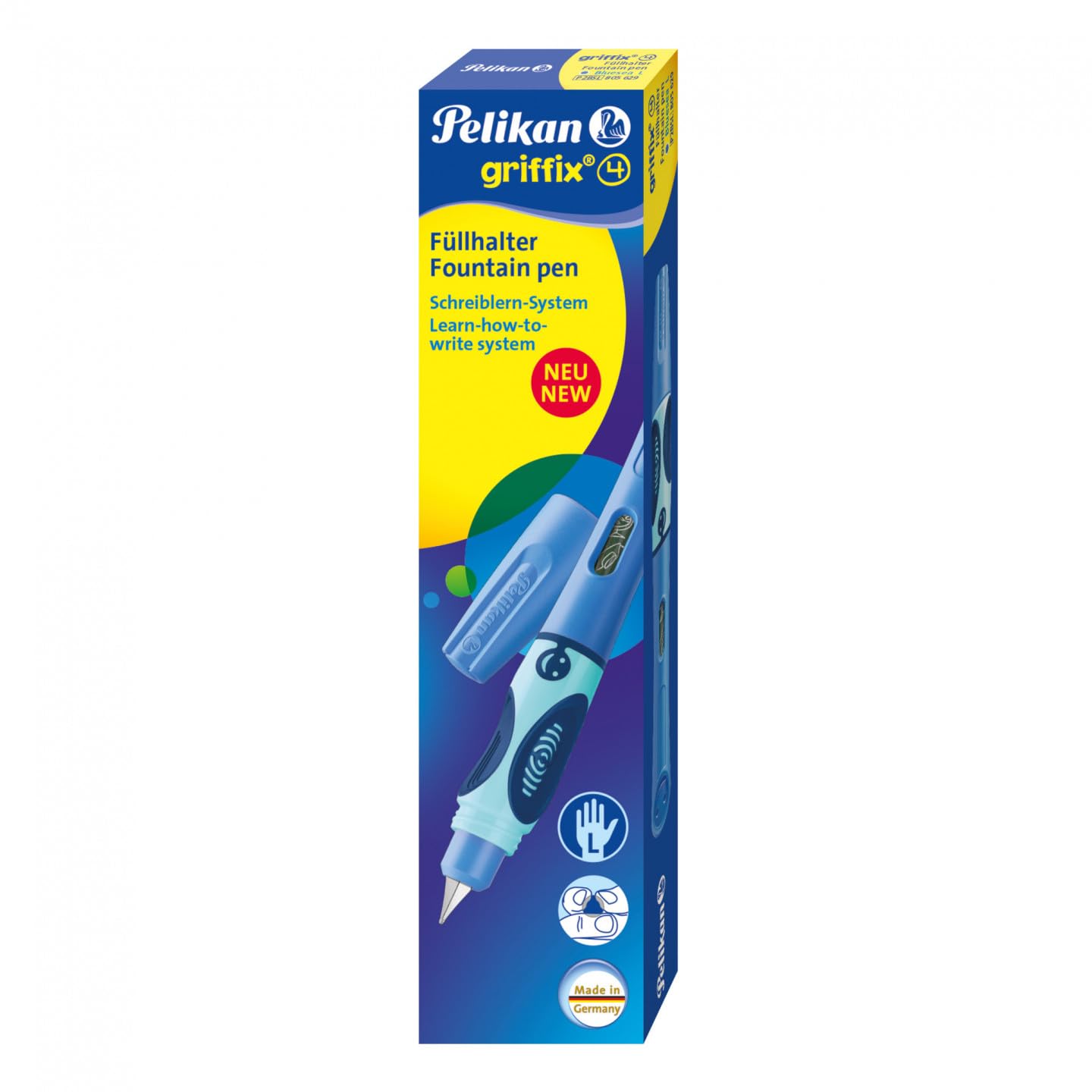 Pelikan 805629 Griffix Fountain Pen for Left-Handers blue