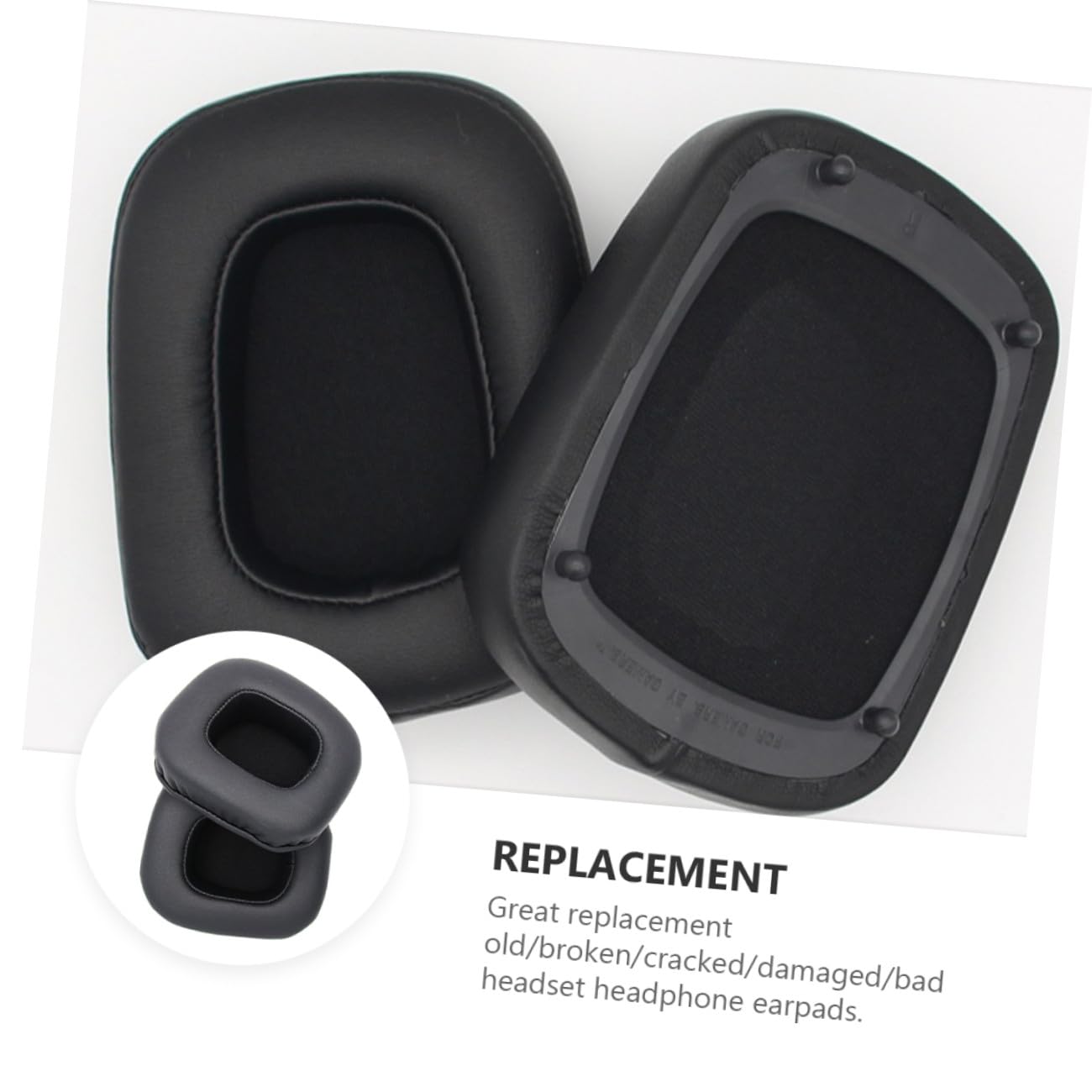 VILLCASE 3 Series Estuche De Esponja para Auriculares Cubiertas para Auriculares Almohadillas para Auriculares Almohadillas De Repuesto para Auriculares Almohadillas De 2 Piezas x 3