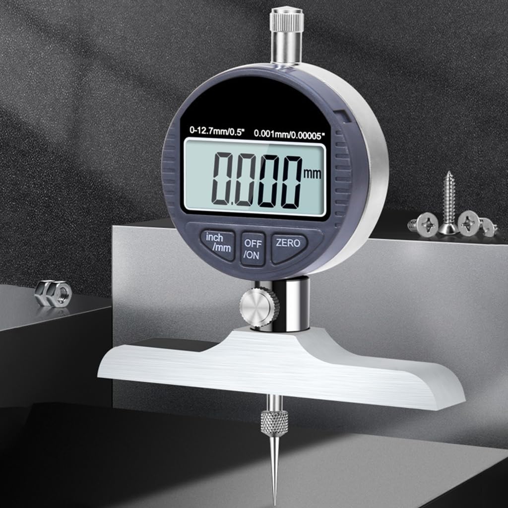 12,7 mm/25,4 mm Digital Electrónico Profundo Medidor de Profundidad Medidor Micrómetro