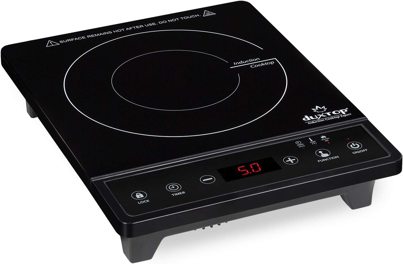 Duxtop Portable Induction Cooktop, Induction Cooker 1800W Countertop Burner, 8500ST
