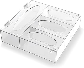 Temple Time Storage Bag Organizer, Baggie Organizer | Ziploc Bag Storage Organizer for Solimo, Hefty, Glad, Freezers, Sand...