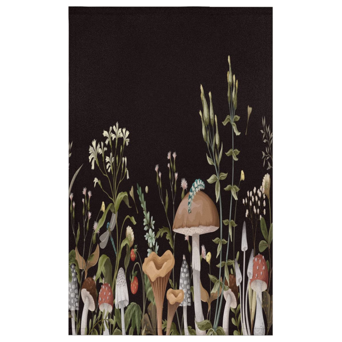 Strofinacci da cucina con foglie di palma verde, 45 x 72 cm, confezione da 4 strofinacci da cucina assorbenti riutilizzabili, per casa, catering, bar