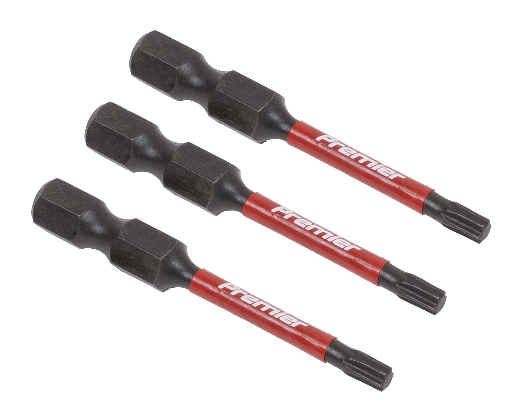 Sealey TRX-Star T15 Impact Power Tool Bits Forged From S2 Steel 50mm 3pc AK8241