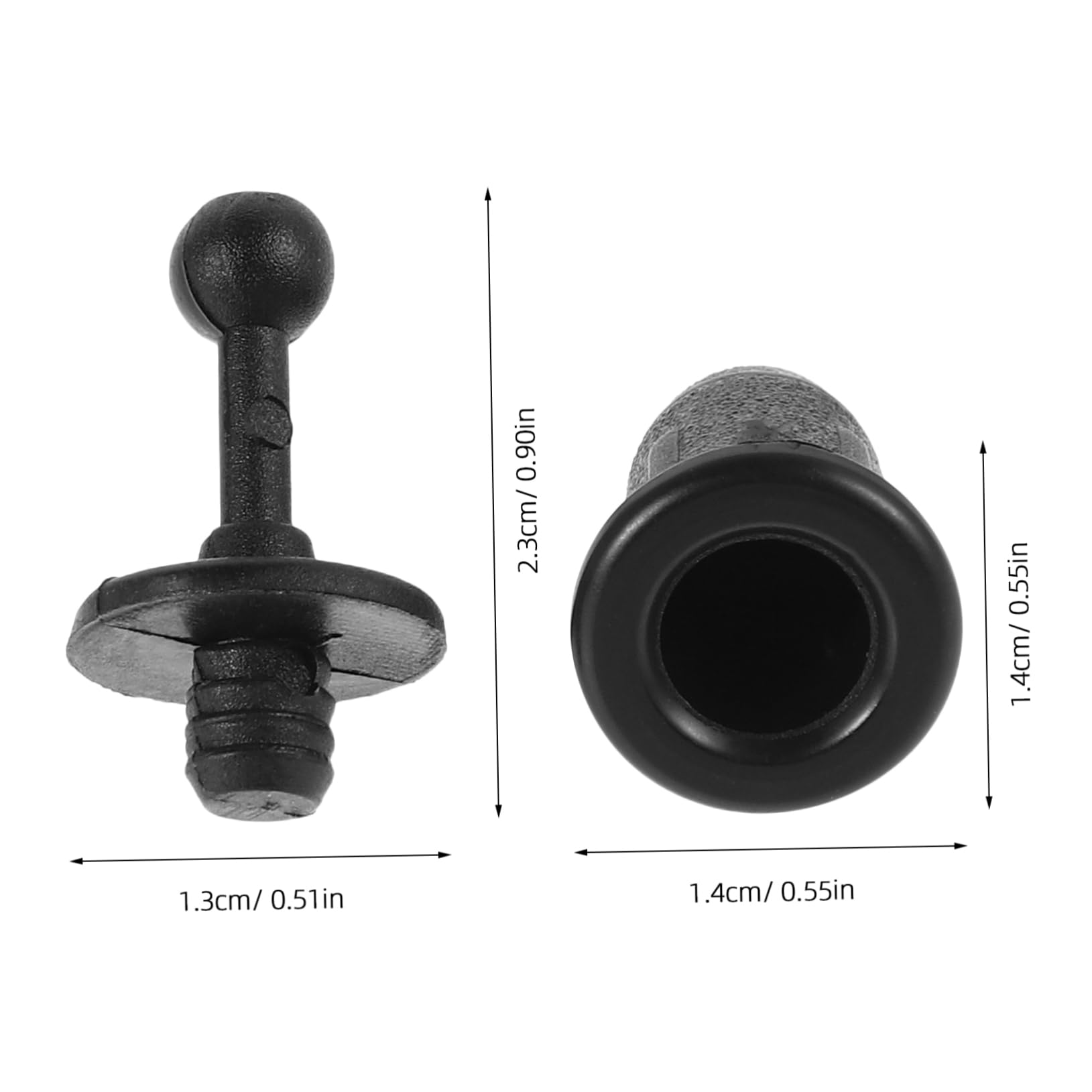 Toddmomy 20set Speaker Grille Clamps Plastic Snap Button Retainers for Acoustic Mesh Versatile Clips for Speaker Grills and Diy Projects Elegant Design for Easy Installation