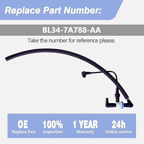 Miniatura 3 de BL34-7A788-AA - Válvula de retención de tubo de vacío de bloqueo para Auto Hub 2011-2014 Ford F150 2012-2014 Lincoln Mark LT