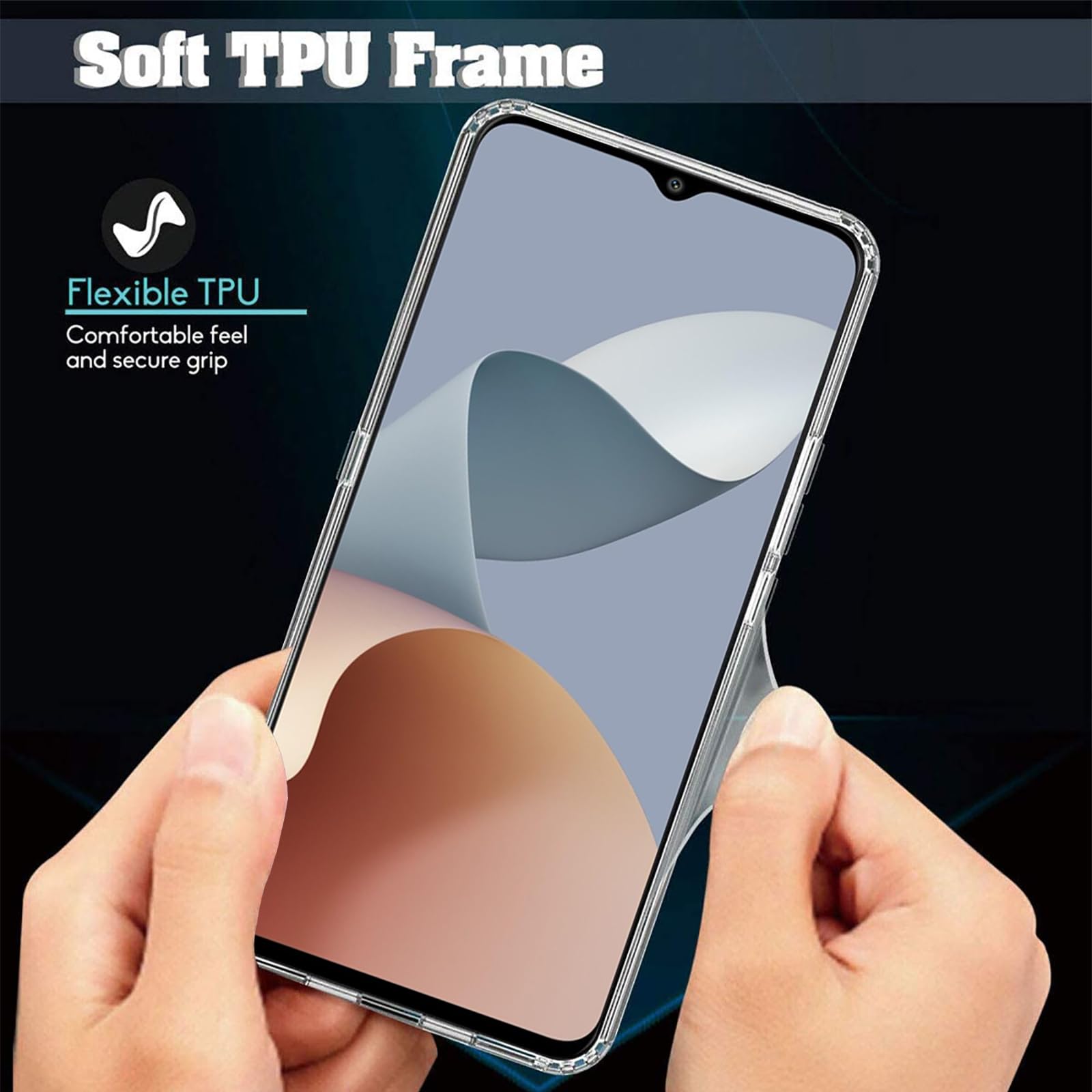 Sunrive Cover compatibile con ZTE Blade V40 Design 5G, Custodia Case in molle Trasparente silicone Morbida Flessibile Antigraffio protettiva back Modelli custodie(Farfalle, giungla, fiori