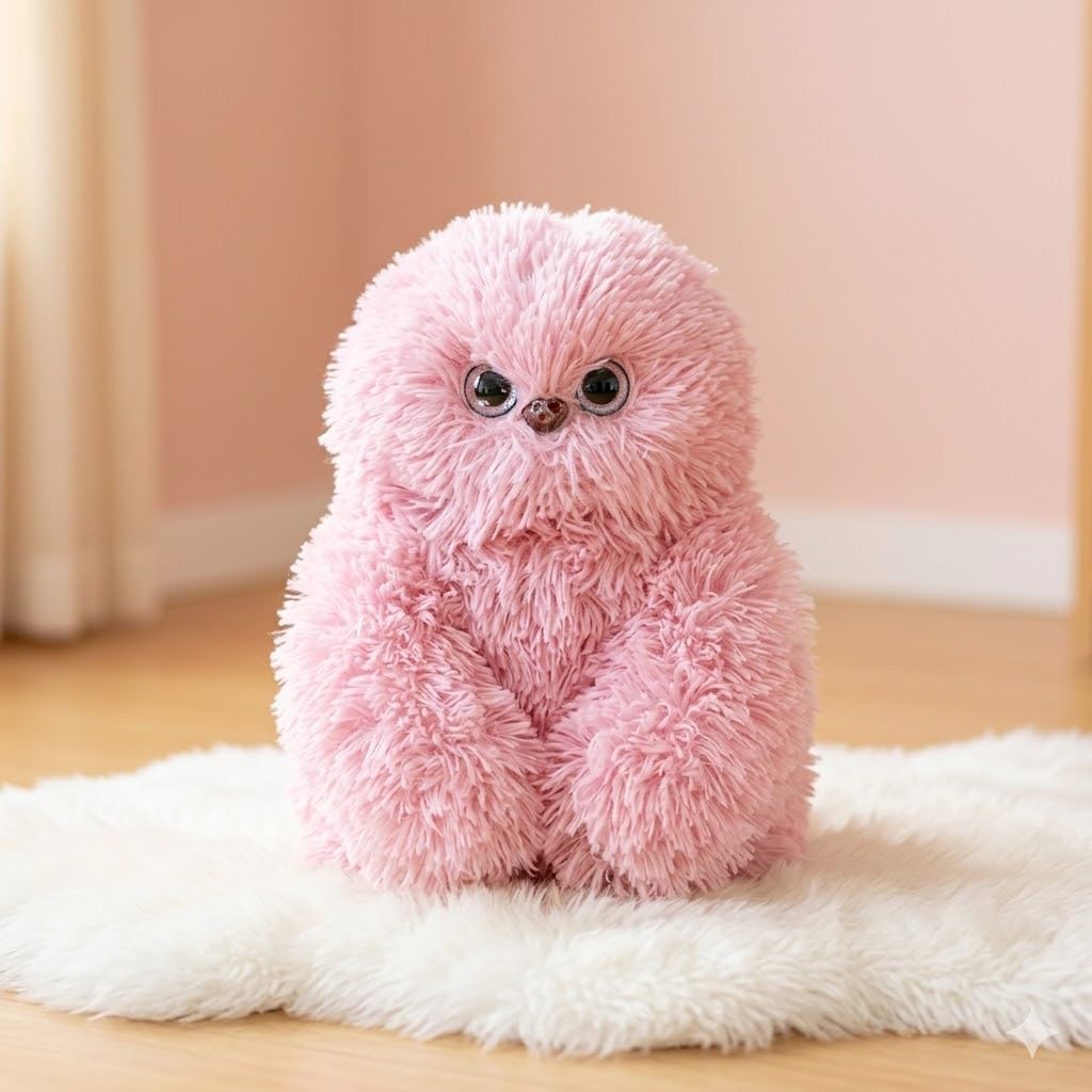 1pcs Head Shaking Owl Toy, Mirumi Bag Charm Robot Plush Toy, Electric Shy Owl Cute Moving Plush Keychain for Bags, Backpack & Gifts (Multicolor)-image-48