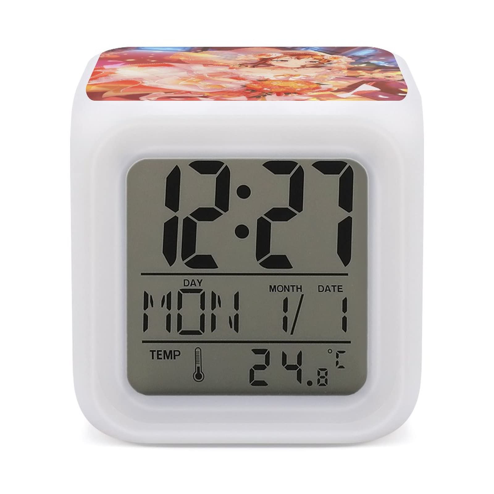 Amazon.co.jp: バンドリ！戸山 香澄 目覚まし時計 LEDデジタル時計