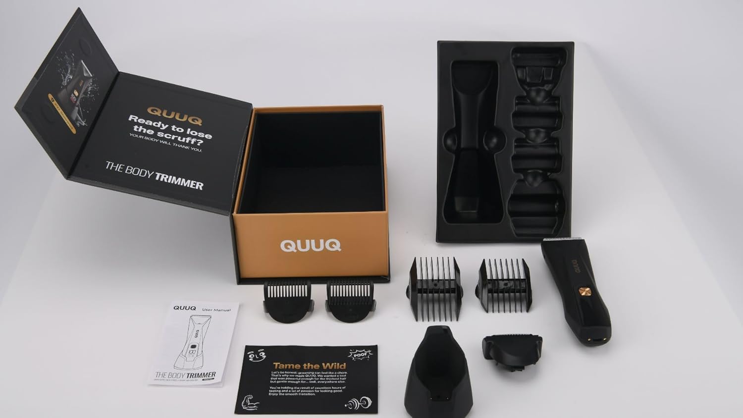 Trimmer for Men - Public Body Hair Trimmer for Men - Manscape - Ball Trimmer Men with Display & Light - IPX 7 Rated Waterproof Groomer kit for Groin Rechargeable with Ceramic Blades with 5 Kit