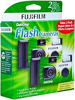 Vista 2 de Fujifilm QuickSnap Flash 400 - Cámara de 1.378 in con flash, 27 exposiciones, paquete de 6