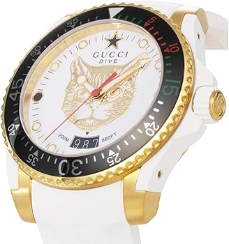 Amazon.co.jp: [GUCCI(グッチ)] 腕時計 DIVE ダイブ ゴールド 文字盤
