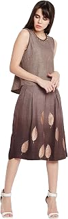 oxolloxo Women's Polyester Sleeveless Top Price In India