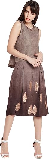 oxolloxo Women's Polyester Sleeveless Top