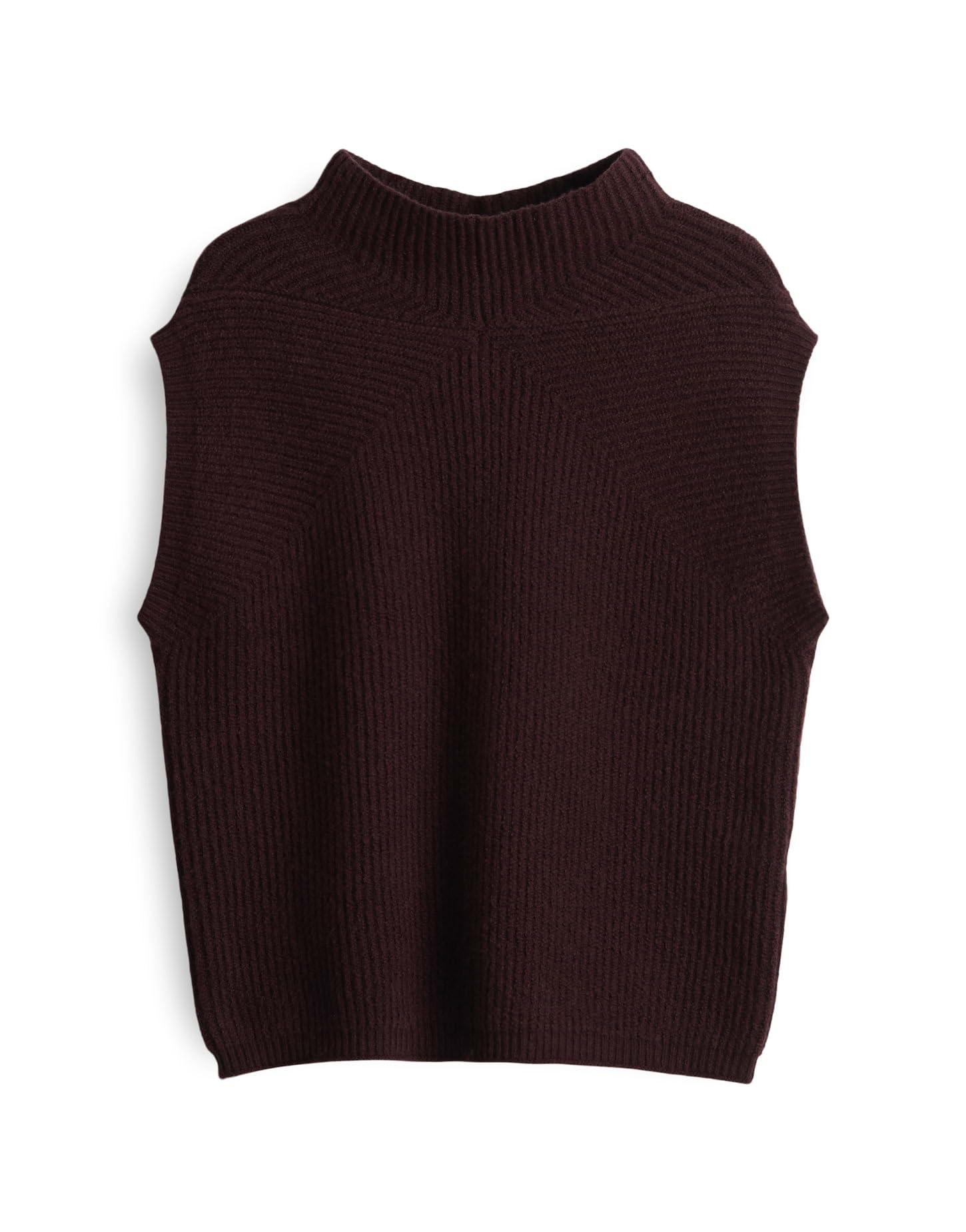 OPUS Damen Pullunder | PASILLA Regular Strickpullunder aus BCI Cotton Mix