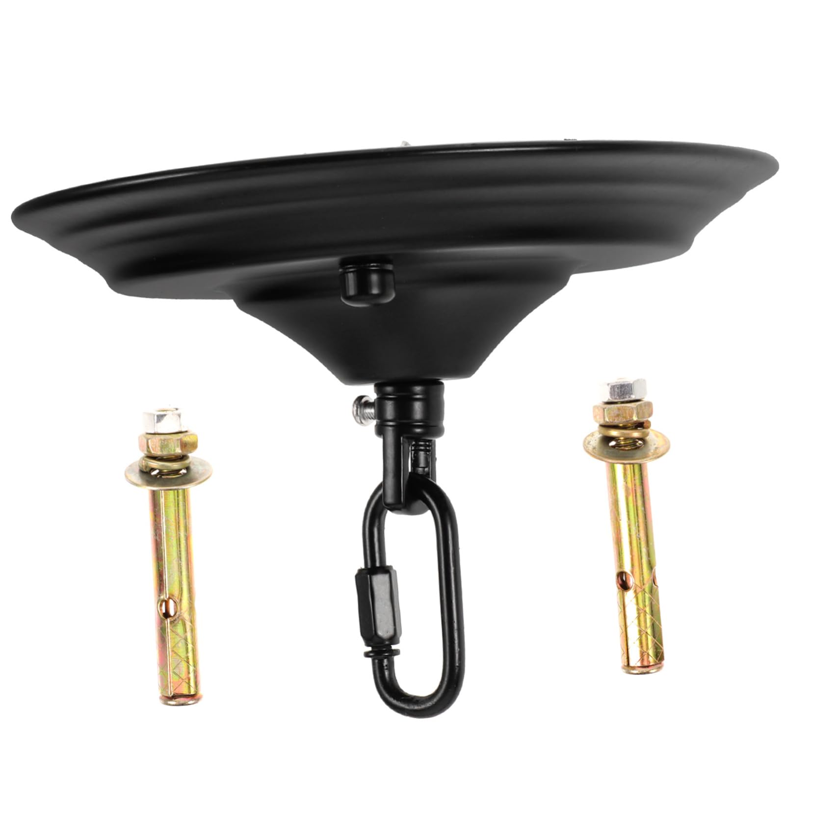 Placa de Montaje para Lámpara de Araña Redonda Negra, Dosel Colgante de Techo, Soporte de Luminaria Resistente para Luces de Techo, Accesorios de Instalación, para Uso Doméstico