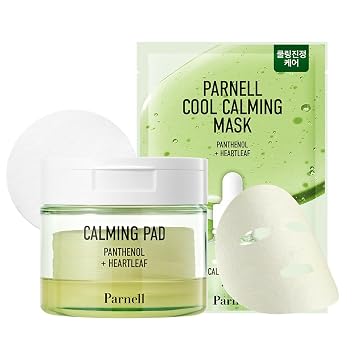Parnell Midnight Reset Duo | Overnight calm for stressed skin/refreshed morning glow | Panthenol Cream & Mask Set 10ea | Cica HA K-Beauty