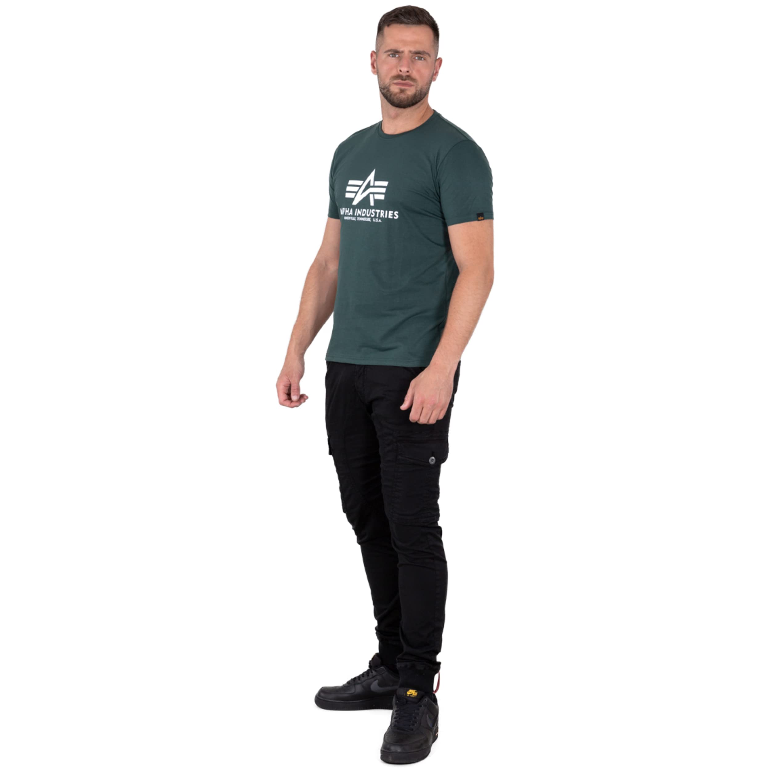 ALPHA INDUSTRIES - Basic Short Ai, T-Shirt Uomo