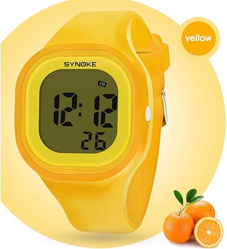 Miniatura 6 de Gosasa Reloj luminoso impermeable masculino y femenino del silicón del electrón los 164.0 ft de los relojes LED de los deportes de Digitaces