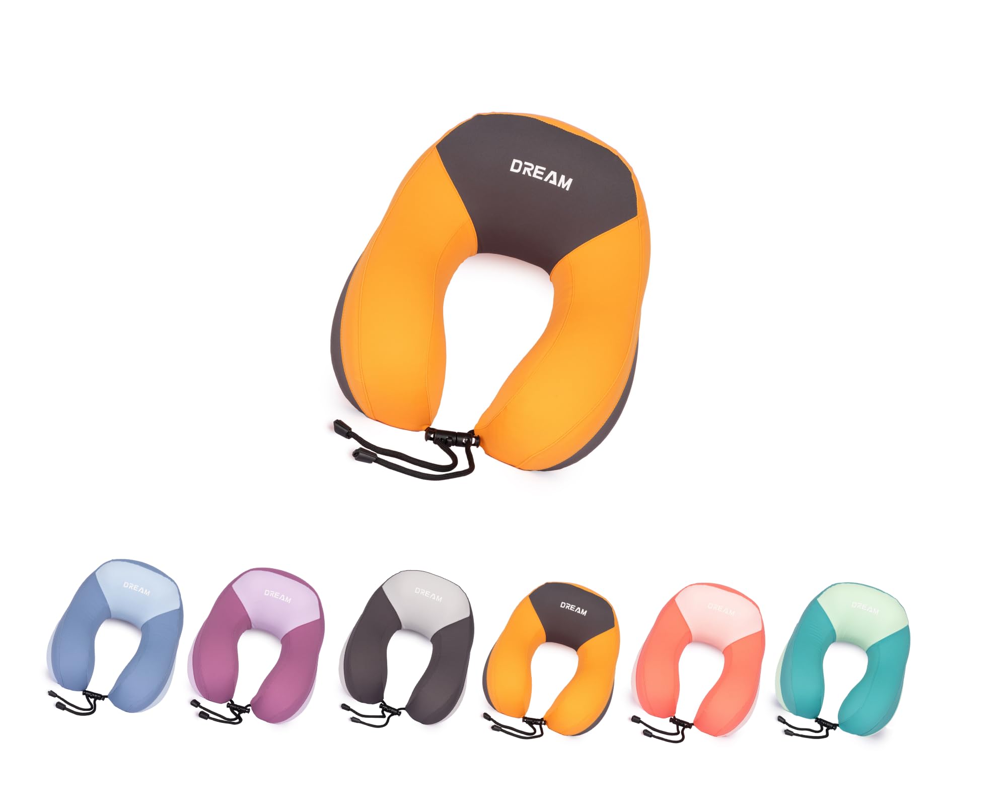 AERALUX Dream Series- Travel Pillow, Neck Pillow Ultra Soft 100% Pure Memory Foam Ideal for Flights & Road Trips(IRD 01 Mclaren)-picture-10