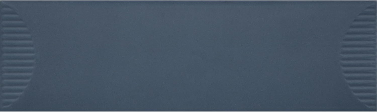 Stencil 4" x 12" Glazed Porcelain Half Moon Wall Tile (20 PC Per Carton) (5.81 SQFT Per Carton)