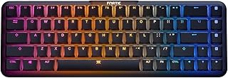 FNATIC STREAK65 LP Black | Compact RGB Gaming Mechanical Keyboard, Fnatic Speed Switches, PBT Doubleshot Keycaps, 65% Layout (60 65 Percent), Low Profle Esports Keyboard (US ANSI Layout, QWERTY)