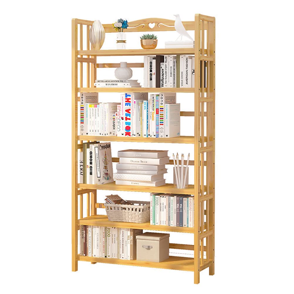 Buy 6 Tier Adjustable Tall Bookshelf,Open Back Standing Storage